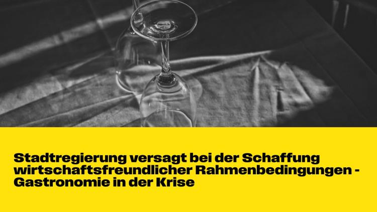 Gastronomie in der Krise